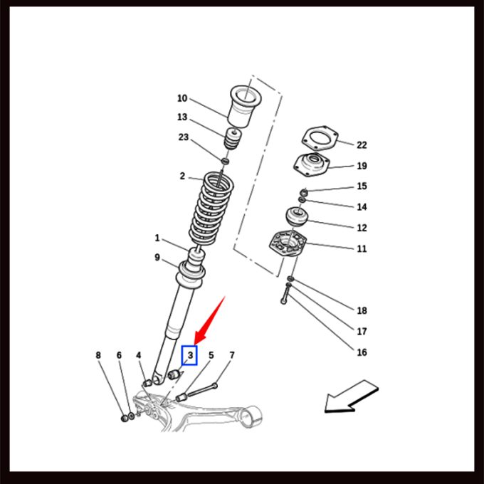 Parts location diagram